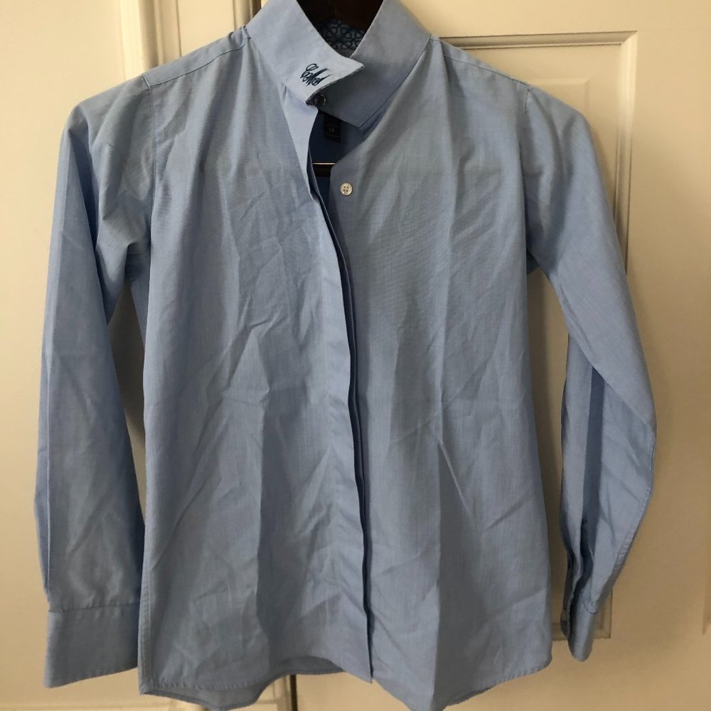 Essex Classics Coolmax Performance Show Shirt Blue